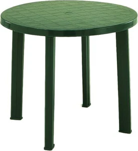IPAE PROGARDEN Tavolo in Resina Tondo colore Verde 90 47600 - Foto 1 di 1