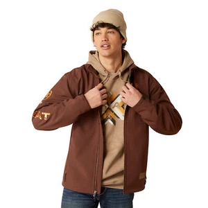 Ariat Men's Logo 2.0 Chimayo Shaved Chocolate Jacket 10046022 - Picture 1 of 42
