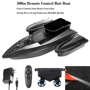 500m Fishing Bait Boat RC Bait Boat Dual Motor Fish Finder Strong Power 2600mAh - Picture 1 of 9