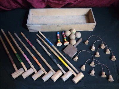 Ancien mini jeu de Croquet de Salon - Photo 1/4