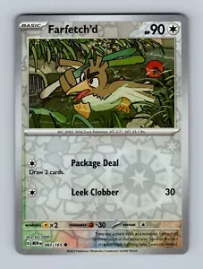 Pokemon 151 Farfetch'd 083/165 Reverse Holo Rare NM - Picture 1 of 2