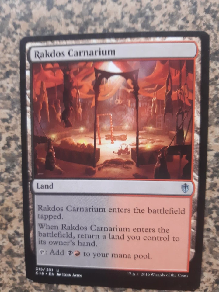 MTG - 1 x Rakdos Carnarium - Commander 2016 - Image 1 of 1