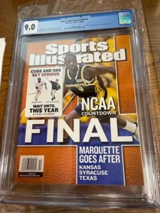 April 7, 2003 Dwyane Wade First RC Variant Sports Illustrated NO LABEL CGC 9.0 - Picture 1 of 4