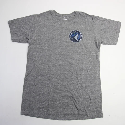 Minnesota Timberwolves Fanatics Short Sleeve Shirt Men's Gray Used Cover