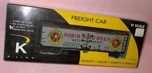 K-Line K742-8018 ROBIN HOOD Wood-Sided Beer Reefer w/O+Scale Couplers NEW IN BOX - Picture 1 of 5