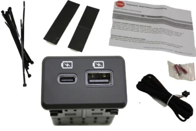 Puertos de carga cargador USB trasero Nissan T99Q76LB0B carga de teléfono OEM de fábrica Foto 1 de 4