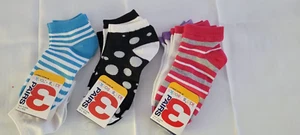Kid's SOCKS Lot 9 Pair New NWT Size 7-8 Child by Max Grey Low Ankle Ass't Colors - Picture 1 of 5