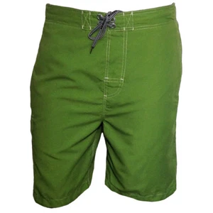 Mens shorts Swimwear Trunk FREE COUNTRY Surf Board Beach Vacation Relax GREEN - Picture 1 of 4