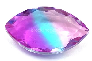 124. 15 Ct Marquise Cut Ametrine EGL Bi Color Transparent Loose Gemstone 5JRT - Picture 1 of 7
