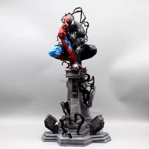 Action Figure Spiderman E Venom Videogame Marvel Avengers 38cm Simbionte New - Foto 1 di 12