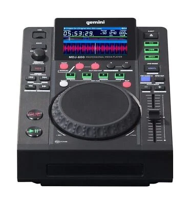 Gemini Sound MDJ-600: Professional CD & USB DJ Media Player with 4.3" Display... - Image 1 of 4
