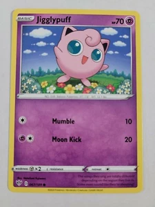 Jigglypuff 067/189 Sword & Shield: Darkness Ablaze Mint Pokemon - Picture 1 of 2
