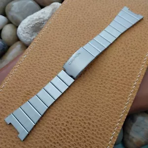 Center-Lug Edelstahl Croton Digital LED LCD Nos unbenutzt Vintage Uhrenarmband - Bild 1 von 7