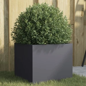 Vidaxl plantenbak 32x30x29 cm staal antracietkleurig - Imagen 1 de 3