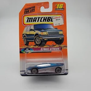 Matchbox Street Streak Blue Cool Concepts 1998 #16 - Picture 1 of 3