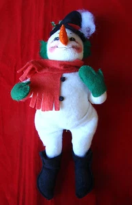 Annalee Mobilitee Puppe Schneemann mit Karottennase 441443 von 1999 - Bild 1 von 4