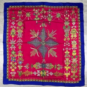 Hermès Scheherazade by Henri d'Origny Seidentuch Vintage 80er mehrfarbig - Bild 1 von 24