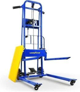 Goodyear 330 Lbs Material Lift & Stacker - Manual Winch, Max Lift 40" Inches - Picture 1 of 4