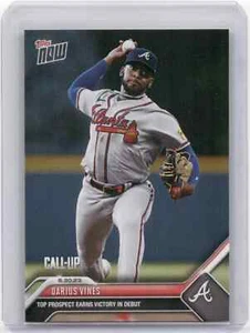 DARIUS VINES Rookie MLB Debut Call-Up 2023 Topps Now #790 Braves, PR: 1102 📈🔥 - Picture 1 of 4