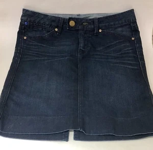 Gap 1969 Denim Skirt Size 26/2 Pencil Dark Wash Blue Jean Women's - Picture 1 of 2