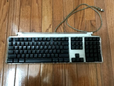 Apple Pro Keyboard M7803 Wired Clear White USB Mac G4 CUBE - Image 1 of 4