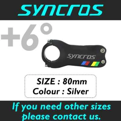 Potencias de bicicleta de montaña/carretera/BMX de carbono completo 6/17 grados 31,8*80 mm Foto 1 de 4