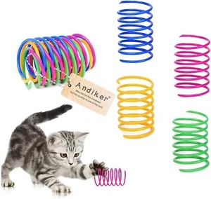 Andiker Molla a Spirale per Gatti, 12 Pezzi Giocattolo Creativo per Uccidere il Tempo e Tenersi in Forma Inte - Foto 1 di 5