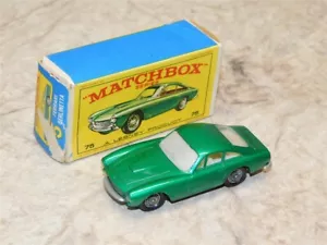 Vintage Original Lesney Matchbox #75 Ferrari Berlinetta in Original Box - Picture 1 of 6