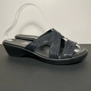 Womens CROCS Molalla Animal Print Slide Sandals / Size 10 - Picture 1 of 8
