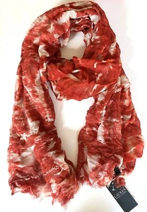 LAUREN Ralph Lauren Women's Summer Palm Wrap Red One Size 24"x72" - Picture 1 of 4