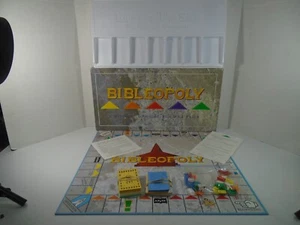LATE FOR THE SKY--BIBLEOPOLY--MONOPOLY BOARD GAME (LOOK) - Picture 1 of 8