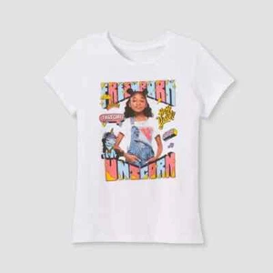 Girls' Nickelodeon That Girl Lay Lay Unicorn Short Sleeve Graphic T-Shirt - 4/5 - Picture 1 of 1
