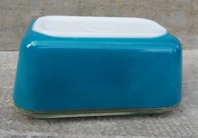 BUF1 - Beurrier boîte à beurre PYREX D502 Made in USA - Photo 1/4