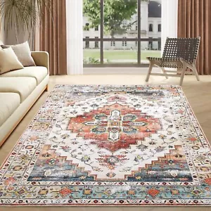 CAROMIO 8x10 Vorleger Maschinenwaschbar Teppich Boho Teppiche für Wohnzimmer Schlafzimmer... - Bild 1 von 9