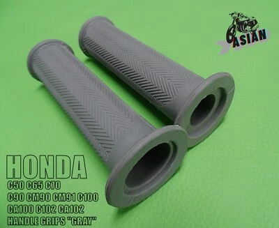 Fit Honda C50 C65 C70 C90 CT70 CM90 CM91 C100 Hand Grip Set "Grey"  **as1948** Foto 1 de 4