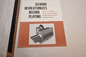 Scheda tecnica vintage SEEBURG JUKEBOX scheda tecnica CENTRO MUSICALE STEREO AUTOMATICO - Foto 1 di 3