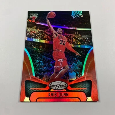 2018-19 Panini Certified Kris Dunn /299 Red #13 - Image 1 of 2