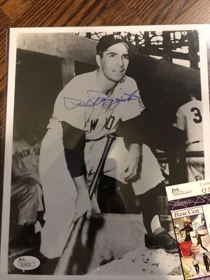 Phil Rizzuto Signed 8x10 B&W Photo Autographed New York Yankee JSA COA Auto - Image 1 of 3