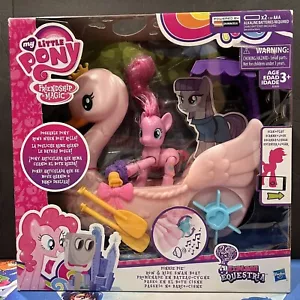 My Little Pony Pinkie Pie Row and Ride Swan Boat Explore Equestria Retired NEW - Picture 1 of 6