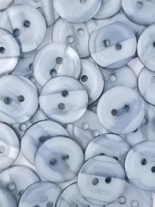 VARIEGATED BUTTON, 24L -5/8", SHINY FINISH, 144 PIECES, FREE SHIPPING USA - Picture 1 of 36