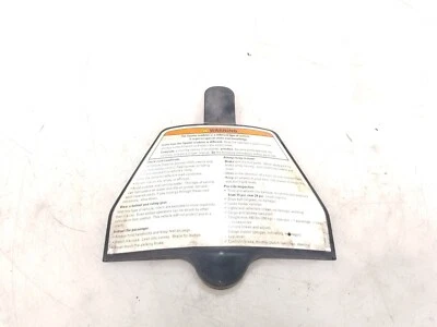 Can-Am Spyder GS Roadster 990 2008 tabla de seguridad consola panel de cubierta 705002715 Foto 1 de 4