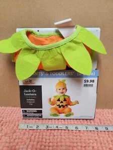 Baby "Jack O Lantern" Infant Halloween Costume Pumpkin Sz 0-6 Months NEW - Picture 1 of 3
