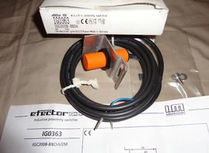 SENSOR DE INTERRUPTOR DE PROXIMIDAD INDUCTIVO IFM EFECTOR IG0363 IGC2008-BB0A NUEVO - Imagen 1 de 3