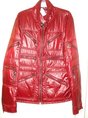 100% AUTÉNTICO NUEVO HOMBRE DOLCE GABBANA ROJO IMPERMEABLE/CHAQUETA CORTAVIENTOS UE 54/US 44 Foto 1 de 4