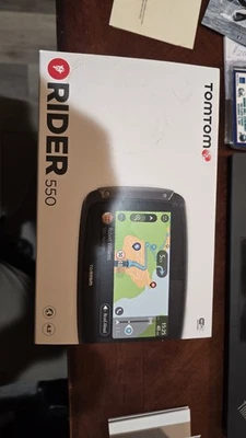 TomTom RIDER 550 4.3 inch GPS Navigation Device - Black - Image 1 of 4