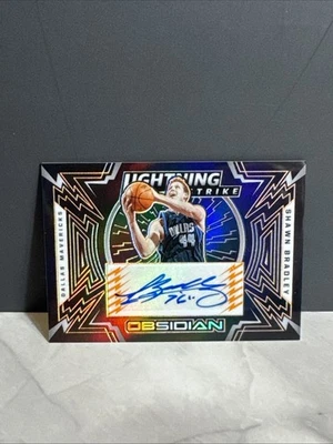 2020-21 Panini Obsidian Lightning Strike Signatures Shawn Bradley Orange /50 - Image 1 of 2