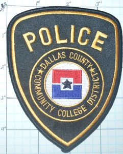 TEXAS, DALLAS COUNTY COMMUNITY COLLEGE DISTRICT POLICE DEPT PATCH - Picture 1 of 1