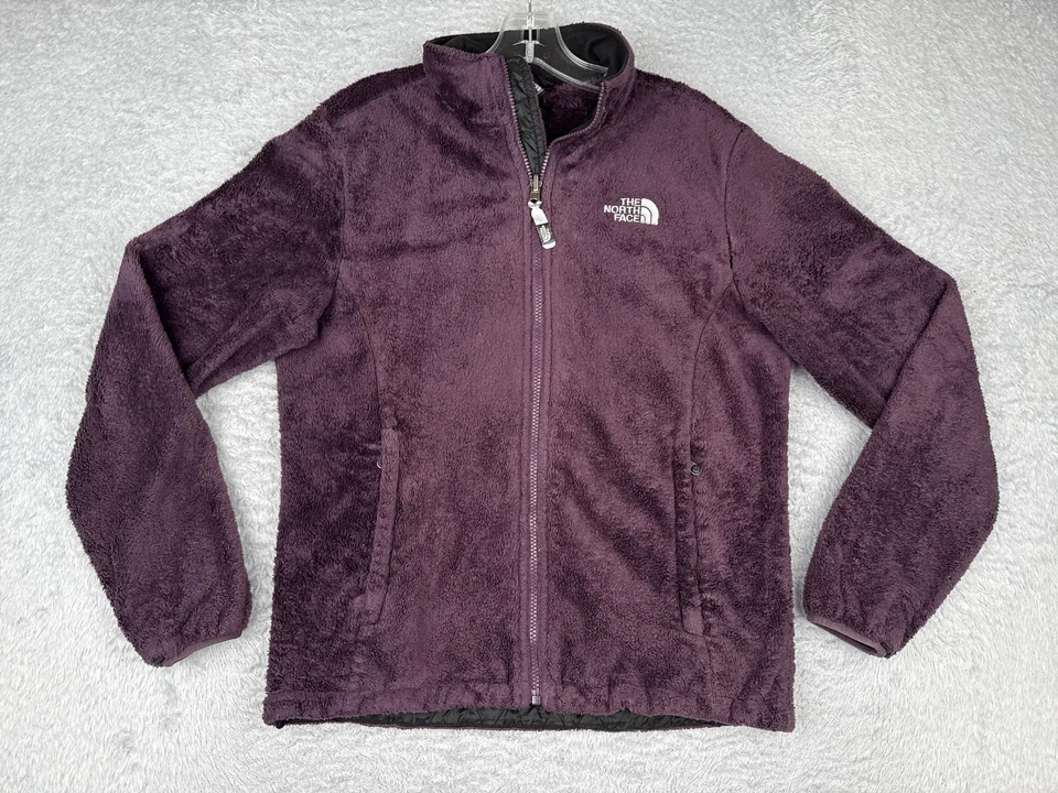 The North Face Fleece Jacket Womens Medium Purple Osito Full Zip High Pile Soft - Image 1 of 4