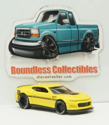 RODAS QUENTES AMARELO SOLTO CHEVY CAMARO ZL1 PILOTOS REAIS 2023 HW MAUSCLE MANIA - Imagem 1 de 3