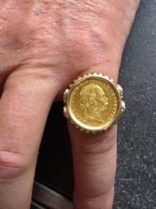 Herren Goldring 14k, DUKATEN RING - Bild 1 von 13